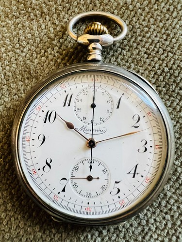Antike minerva taschenuhr - minerva,