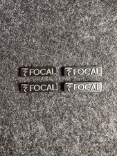 4 x Focal - Lautsprecher Aufkleber Sticker Audio - Aluminium Emblem