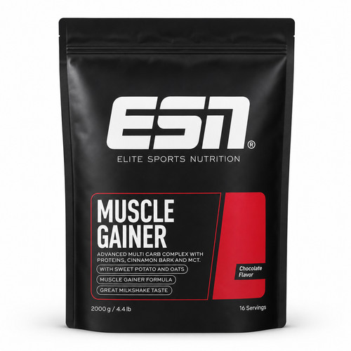 Esn muscle gainer chocolate - esn,