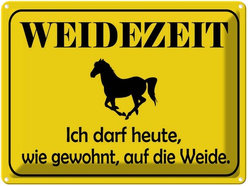 Blechschild 30x40 - , cm