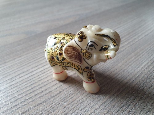 Elefant figur weiser marmor - elefant,