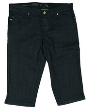 Heidi Klum by Jordache Damen Jeans Hose stretch Bermuda Capri Sommer W29 d. Blau