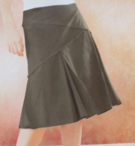 Damen rock knielang khaki - rock,