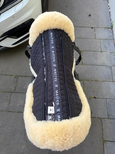 Mattes lammfell sattelpad - mattes, lammfell-sattelpad