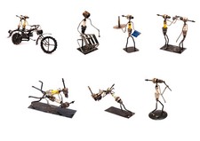 Metallfigur Zündkerzen Figur