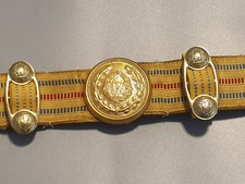 Romania Rümänien Koppelschloss mit Gürtel Feldbinde Militaria