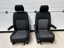 VW T5 T6 T6.1 Transporter Fahrersitz + Beifahrersitz Armlehnen Sitz Double Grid