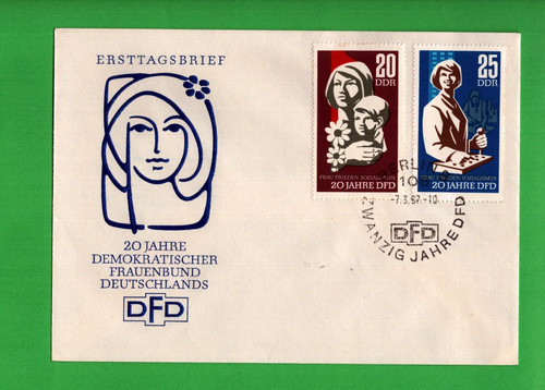 Fdc ddr 1967 ersttagsbrief - ddr,