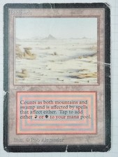 Badlands Beta Dual Land * Magic The Gathering MtG * Doppelland Englisch Ödland