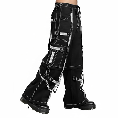 Men black gothic pants tripp - gothic,