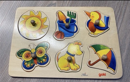 Goki holzpuzzle tiere - holzpuzzle,