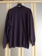 BURLINGTON;HERREN PULLOVER;LILA;PFLAUME;SCHURWOLLE;GR 60;GR XL;NEU;TOLL!!!