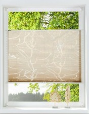 Plissee transparent rosa weiß sand grün und silbergrau Klemmen ohne Bohren Äste 