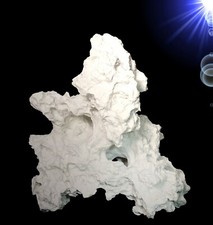 Aquarium Deko weißes.🐠 LEICHTES LOCHGESTEIN XL🐠 Felsen Höhle Terrarium Zubehör