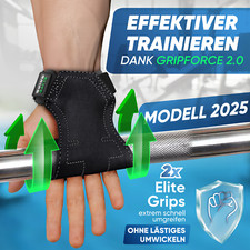 Zughilfen Krafttraining echtes Leder  Schnelles Umlegen Zugilfe Kraftsport Grips