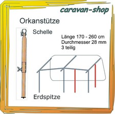 Orkanstütze 28 mm Zelt-Stange