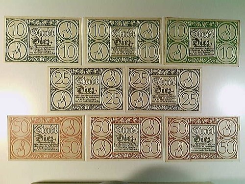 Notgeld stadt diez - notgeld, diez,