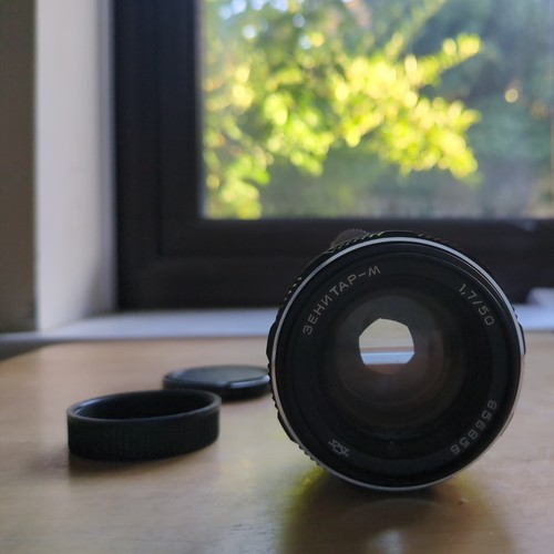 Zenitar 50mm m42 kamera - f1.7,
