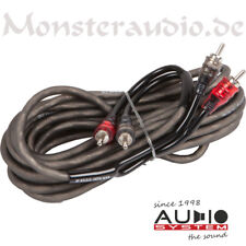 AUDIO SYSTEM Z-EVO 0.25M 0,25m Cinchkabel 25cm 2-Kanal RCA-Kabel Auto Verstärker