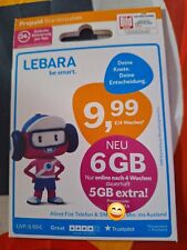 Lebara Prepaid SIM-Karte mit