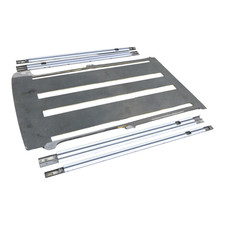 VW T5 Facelift Teppich Innenraumteppich Bodenbelag HINTEN Schienen Anthrazit