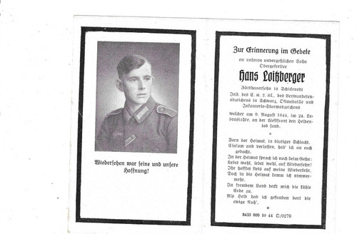 57869 sterbebild soldat - nr.57869,