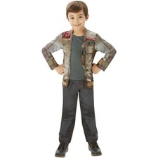 Star Wars Deluxe Finn Kinder Kostüm / Rebell Stormtrooper Jedi Karneval Fasching