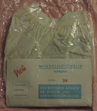 DDR Baby-Chic Windelhose für Erwachsene Gr. 34 - Schlüpfer transparent