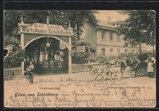 Berlin-Schildhorn, Wirtshaus Schildhorn, Ansichtskarte 1902 