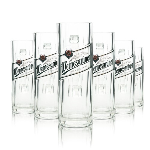 Wernesgrüner bier glas - bier,