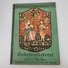 Antikes Heft "Gobelinstickerei", Vobachs Handarbeitsbücher Nr. 43, Helene Mallin