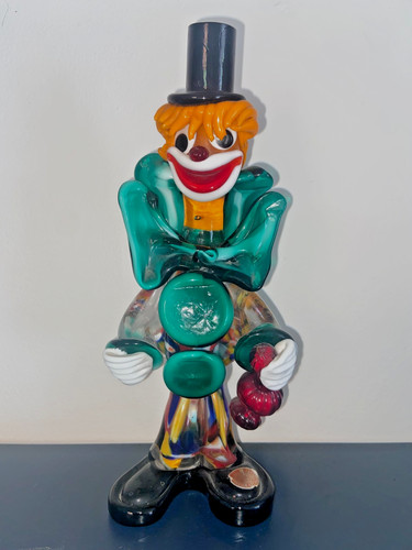 Glas clown vintage - glas,
