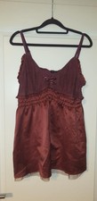 Babydoll Top Bordeaux Gr L 42