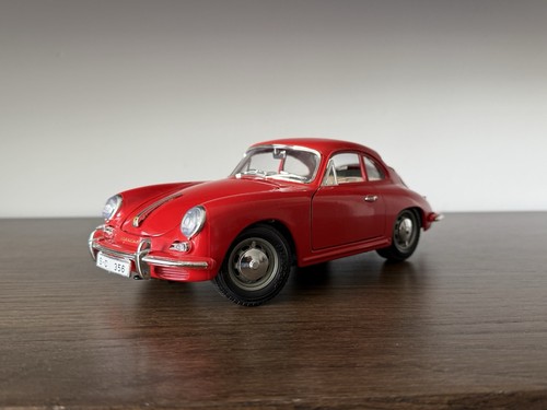Burago porsche 356 bordeaux - burago,