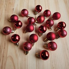 20 Weihnachtskugeln 3cm