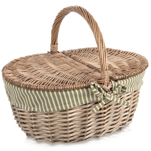 Picknickkorb weidenkorb mit - picknickkorb,