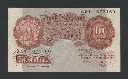 Bank england shillings - of,