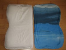 Liebscher&Bracht Nacken Stütz Kissen°umgeändert°perfekt f Reise°2 Bezüge°wie Neu