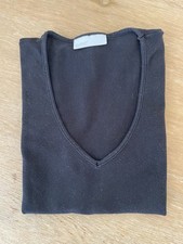 CLOSED T-Shirt, Größe M, Black, V-Ausschnitt, Damen