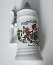 Porzellan-Bier-Krug mit
