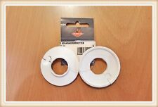 Heizungsrohr Abdeck Scharnier Rosetten mit Clip-Verschluß 22 mm