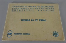 Teilekatalog / Ersatzteilliste Piaggio Gilera 50 5V Trial Stand 05/1972