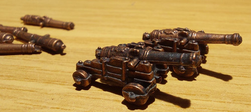 Kanone für burg - h0, 1:87