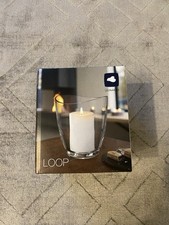 Leonardo Windlicht Loop Laterne Vase Neu mit Verpackung Durchmesser 16 cm