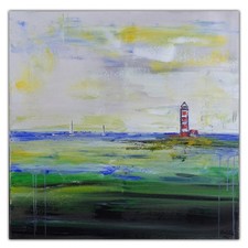 Acrylbild Gemälde Leuchtturm