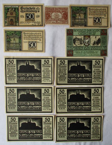 Banknoten notgeld der stadt - notgeld,