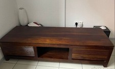 TV Regal / Bank massiv Vollholz Palisander / Fischers Lagerhaus