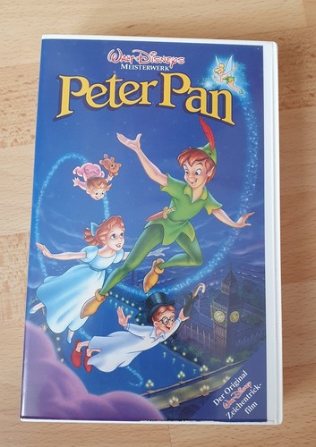 Peter pan vhs kassette walt - pan,