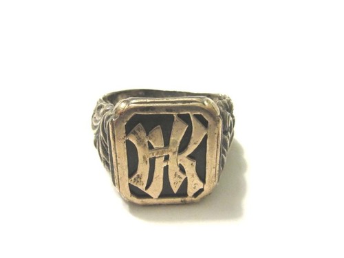 Antiker siegelring silber gold - antiker,