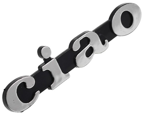 Emblem schriftzug ciao chrom - schriftzug,
